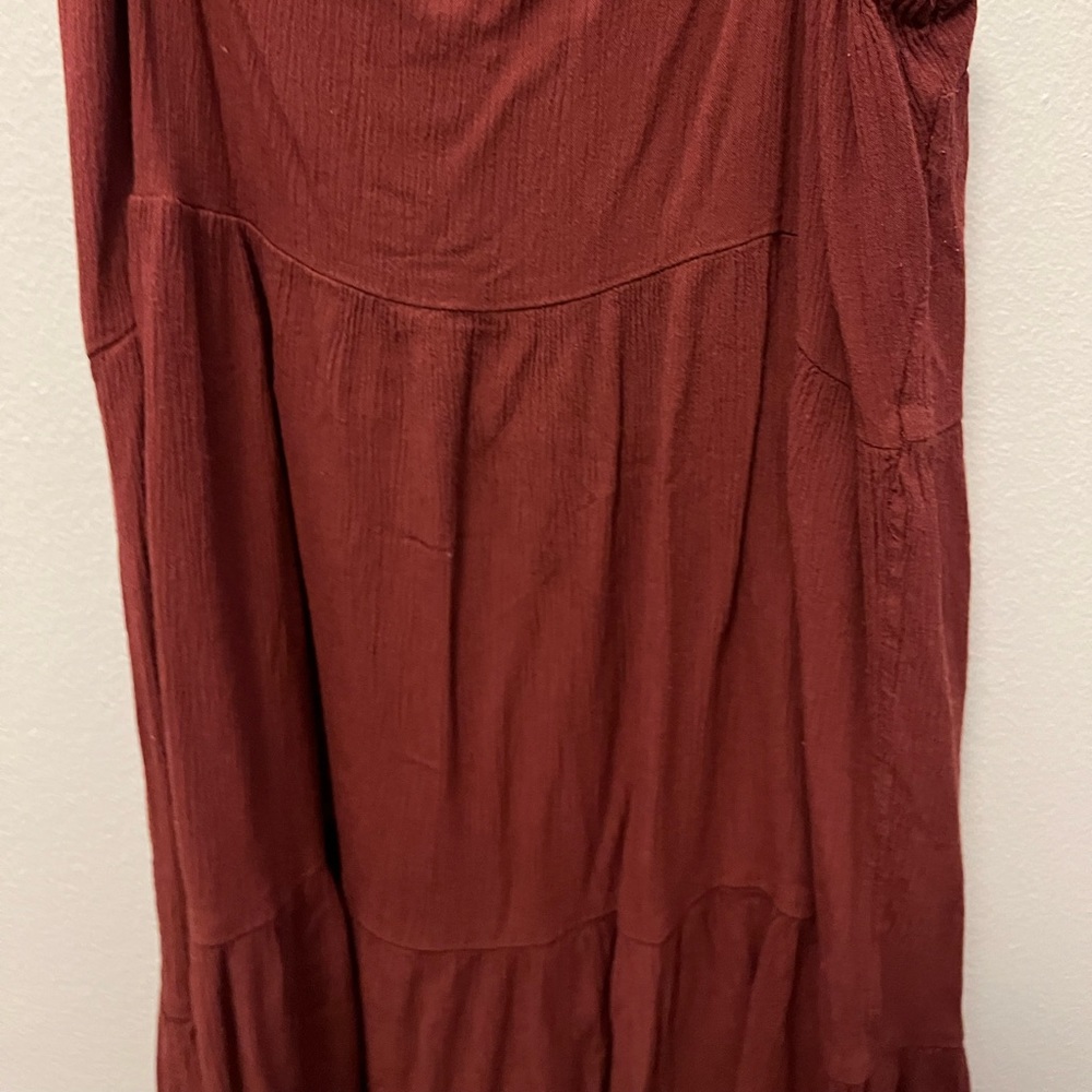 Maroon Casual Dress - Picture 7 of 8